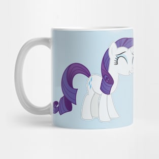 Rarity puts Frazzle Rock in a dress 1 Mug